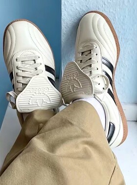 Adidas/阿迪达斯正品德训鞋三叶草SAMBA男女T头鞋经典板鞋JP6143