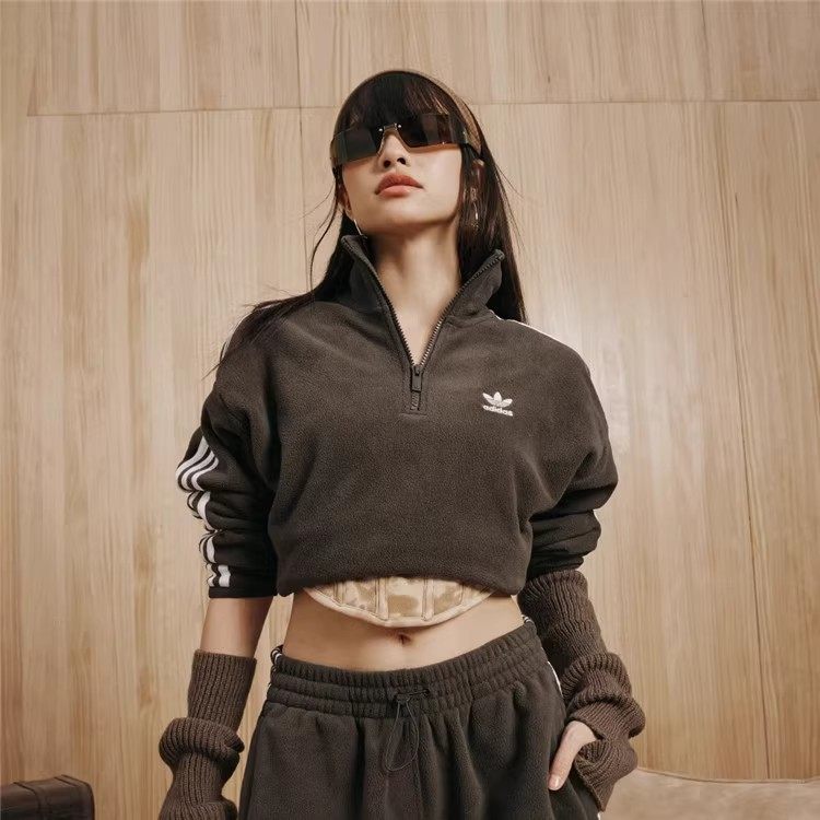 Adidas阿迪达斯正品女装新款时尚百搭抽绳拉绒长袖卫衣 IW3164,运动服/休闲服装,运动卫衣/套头衫,淘宝优惠券,粉丝福利购,淘宝优惠卷