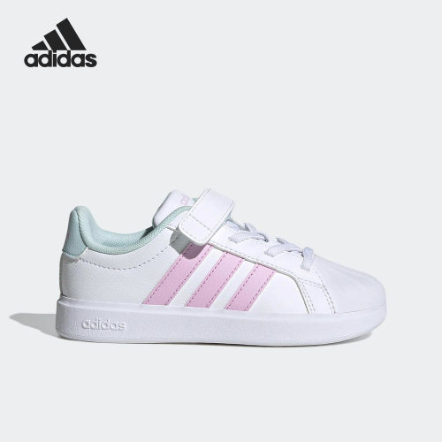 Adidas/阿迪达斯正品STREETTALK EL小童魔术贴低帮休闲板鞋JQ8599
