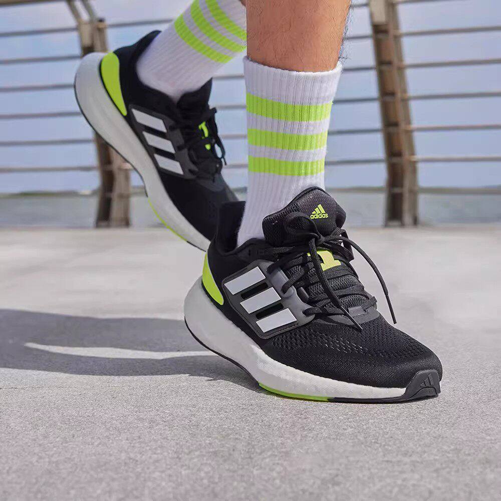 Adidas/阿迪达斯正品PUREBOOST 22男子减震透气跑步鞋HQ1449 - 实物图