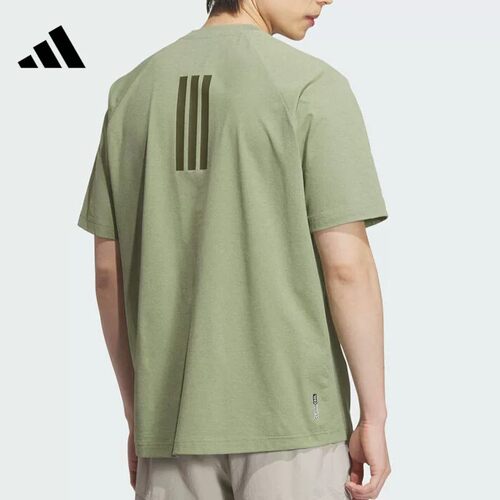 adidas阿迪达斯男子2026夏季新款圆领舒适运动休闲短袖T恤KB5160