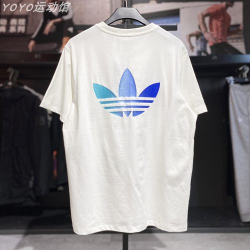 阿迪达斯三叶草T恤男子