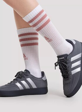 adidas 阿迪达斯男女BARREDA百搭低帮2026春季板鞋深灰色KH6999