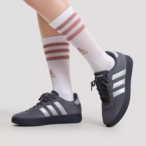 adidas阿迪达斯男女深灰色板鞋