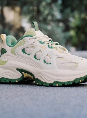 阿迪达斯正品运动鞋女时尚拼接厚底adidas耐磨老爹鞋休闲鞋JQ7621