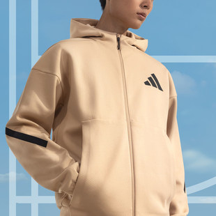 Adidas 夹克Z.N.E男轻薄保暖针织休闲运动外套JF2445 阿迪达斯正品