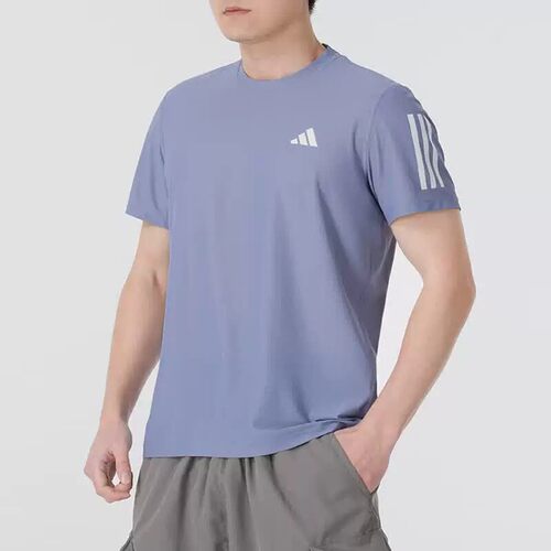 Adidas阿迪达斯男子2026夏款跑步速干透气冰丝运动短袖T恤JC9796