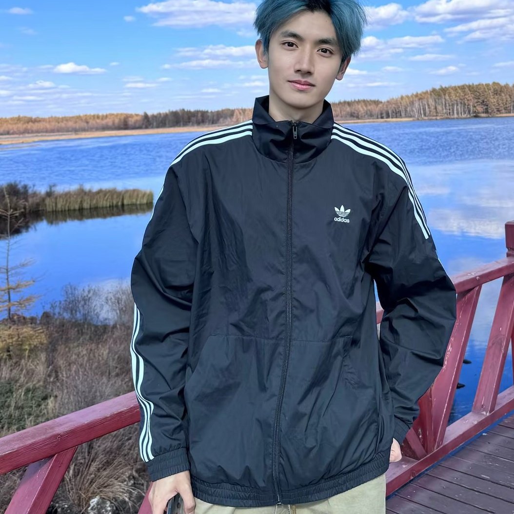 Adidas阿迪达斯三叶草外套男春季经典复古运休闲动宽松夹克JL8396,运动服/休闲服装,运动茄克/外套,淘宝优惠券,粉丝福利购,淘宝优惠卷