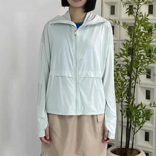 Adidas阿迪达斯正品JACKET女子凉感轻薄帽檐面罩外套IW9432