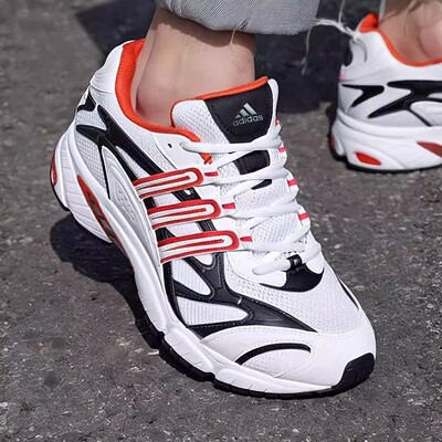 阿迪达斯三叶草光波鞋TEMPER RUN 2复古网面老爹鞋男款JH5492