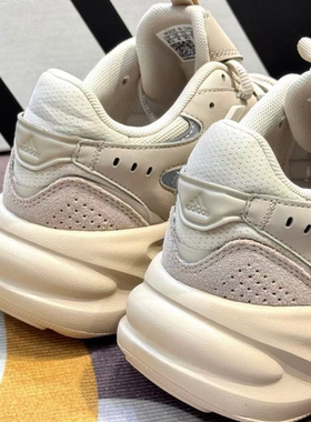 正品ADIDAS阿迪达斯男女老爹鞋轻便缓震透气运动休闲跑步鞋JS3024