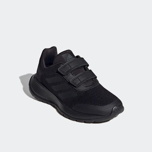 阿迪达斯童鞋春季网面透气休闲鞋小童魔术贴黑色训练运动鞋IG8568