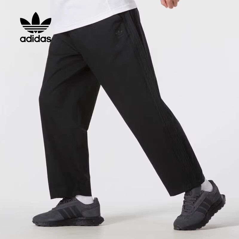 阿迪达斯三叶草男裤休闲直筒长裤