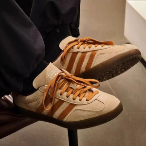 阿迪达斯三叶草男女鞋2026新款GAZELLE INDOOR运动休闲鞋JH5412