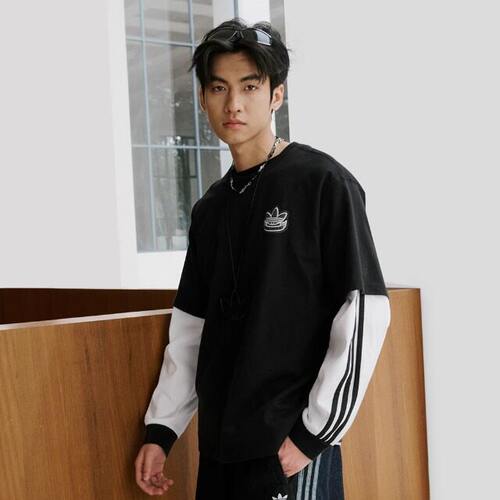 Adidas阿迪达斯正品三叶草25新款夏日穿搭纯棉时尚百搭短袖KC3107