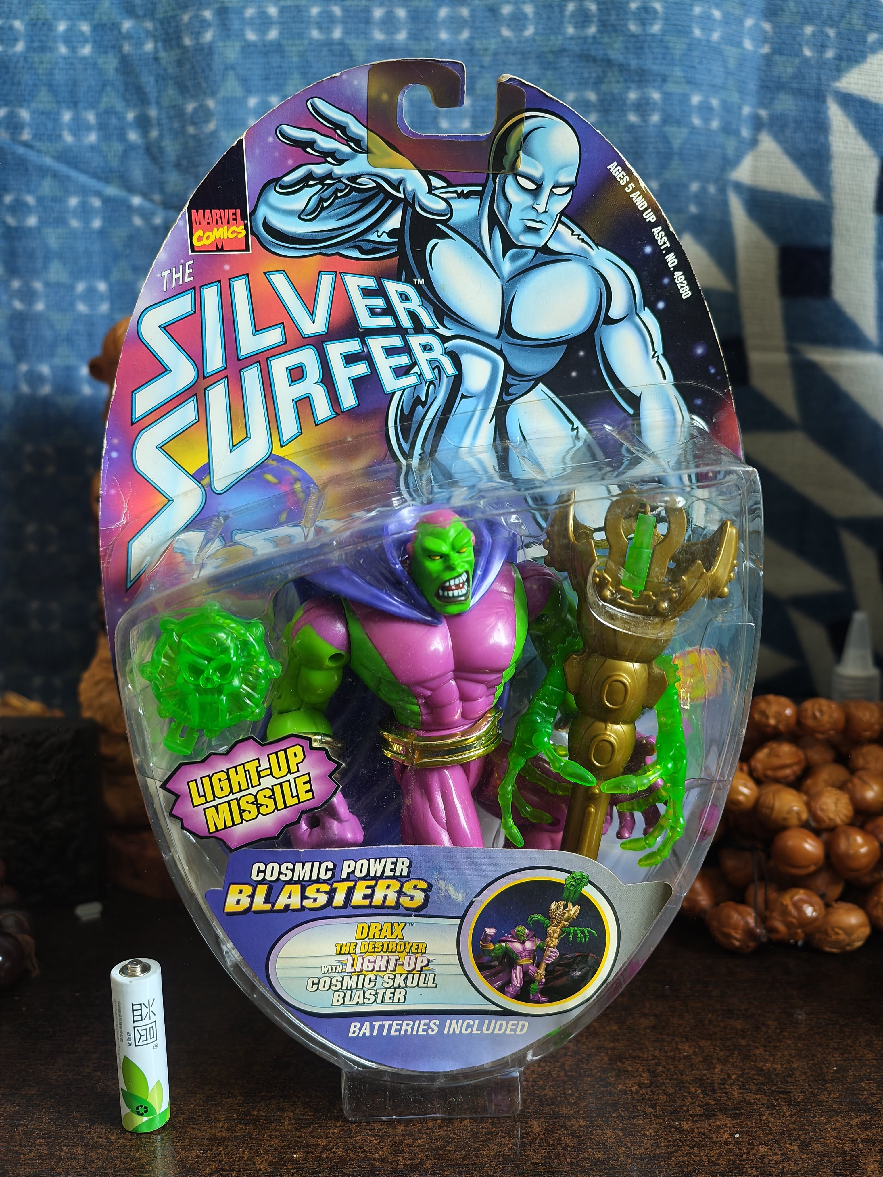 Toybiz 漫威银影侠系列 Drax毁灭者手办模型公仔摆件景品玩具现货