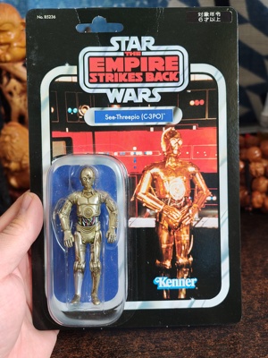 kenner星球大战 3.75寸 TVC C-3PO可动人偶手办模型公仔玩具现货
