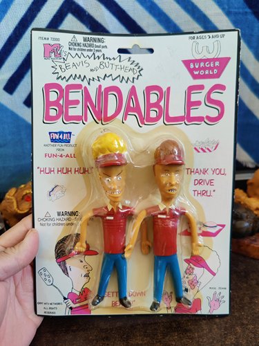 MTV 1997瘪四与大头蛋 Beavis and ButtHead手办模型公仔玩具现货