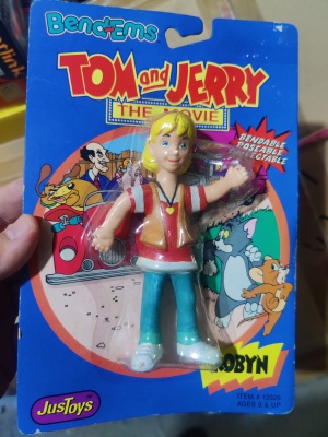 猫和老鼠汤姆和杰瑞剧场版潮流复古铁线可动人偶手办模型公仔摆件