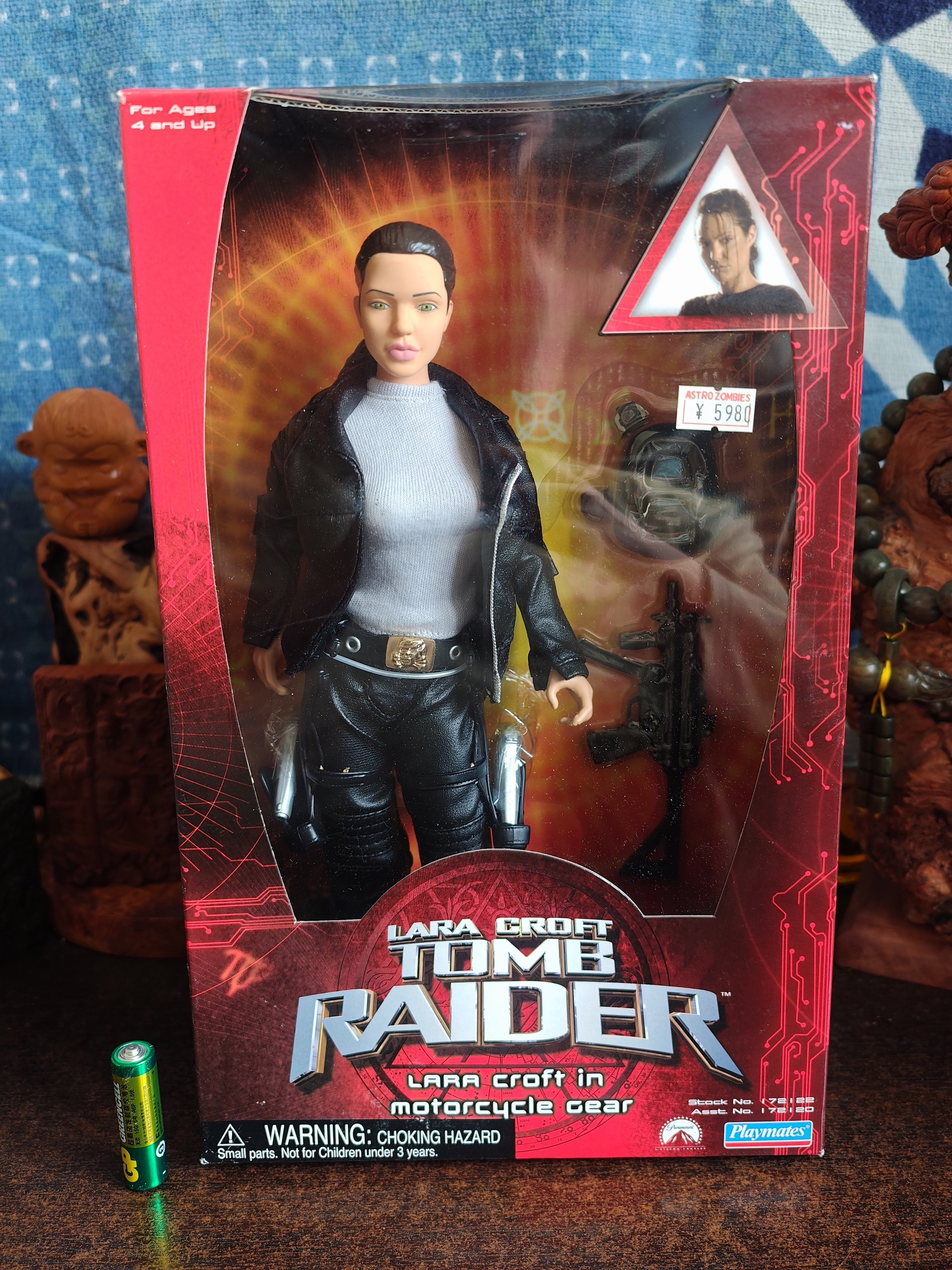 古墓丽影 劳拉 安吉丽娜朱莉12寸手办模型公仔摆件景品玩具现货