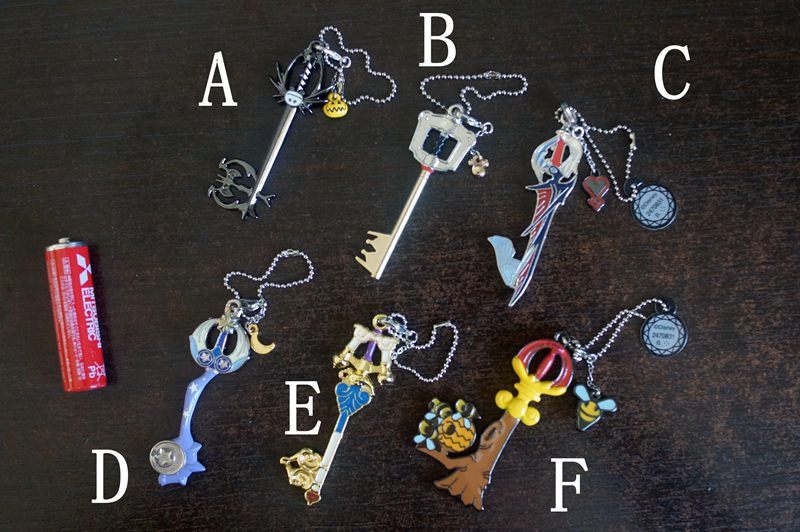 日系 王国之心全金属钥匙刃盒蛋挂件摆件手办模型公仔现货