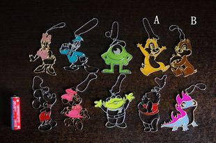 正版散货美系经典动画人物金属镂空挂件手办模型公仔摆件多款现货