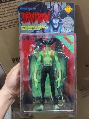 正版fewture恶魔人 永井豪夜光版AMON日版手办模型可动人偶现货