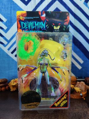 日版fewture永井豪恶魔人螳螂女666限定版夜光手办模型公仔玩具