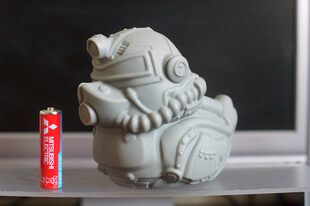 辐射Fallout异尘余生 动力盔甲鸭潮流手办模型公仔摆件现货包邮