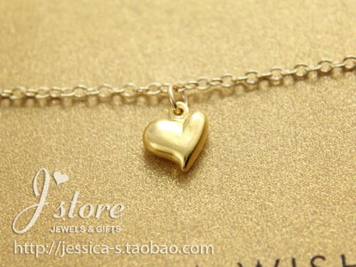 dogeared限量许愿饱满的心手链