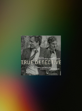 TLP反光车贴 真探美剧TRUE DETECTIVE黄衣之王马修麦康纳电影贴纸