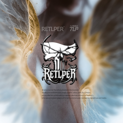 RETLPER镂空车贴 原创 哥特碎裂暴怒骷髅头 汽摩平面防水贴纸