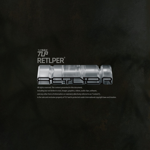 立体感汽摩防水平面装 标志科技风格 饰贴纸 原创 RETLPER反光贴纸