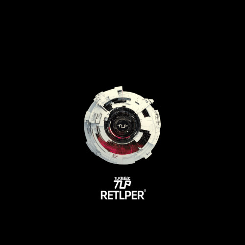 RETLPER反光贴纸 原创 科幻旋钮面板 颗粒质感 防水汽摩装饰贴纸