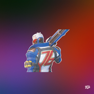 TLP反光车贴 守望先锋喷漆涂鸦周边士兵76 笔记本贴行李箱贴定制