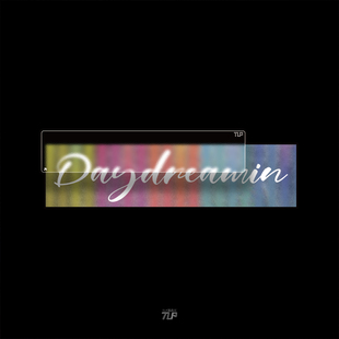 白日梦系列daydreamin磨砂玻璃效果彩色原创平面贴纸 TLP反光车贴
