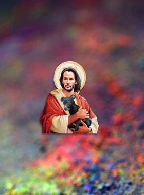 TLP反光车贴 疾速追杀宠物狗狗的天使John Wick电影玻璃漆面贴纸