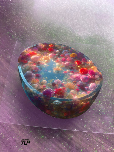 花朵浴缸贴纸原创立体感梦幻