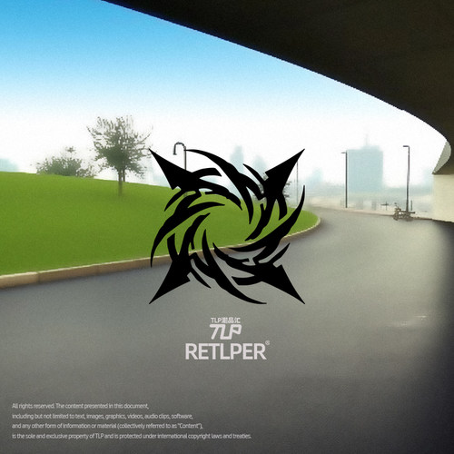 RETLPER镂空车贴 原创 旋风镖 暴风眼旋涡力量 汽摩防水装饰贴纸