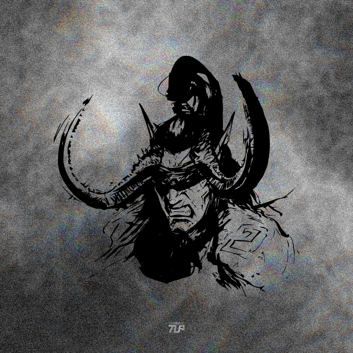 魔兽世界伊利丹wow镂空防水车贴