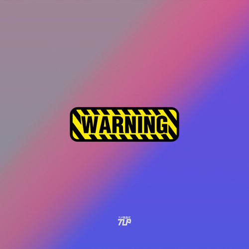 反光车贴warning标志警告