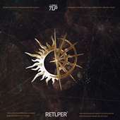 星体 太阳与启明星 非立体汽摩平面贴纸 原创 RETLPER镂空车贴