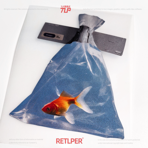 RETLPER原创金鱼反光防水贴纸
