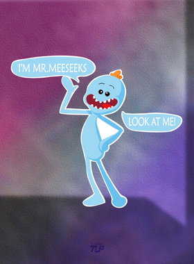 TLP反光车贴 Mr.MeeSeeks使命先生贴纸防水机箱汽车贴纸