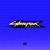 TLP镂空车贴 赛博朋克cyberpunk2077武侍乐队Samurai故障错位贴纸