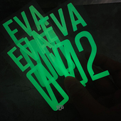 02机甲编号 EVA01 车用多用防水贴纸 荧光夜光变色 TLP镂空车贴