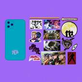 奇妙冒险星尘远征军套装 TLP潮品汇手机Pad平板笔记本贴纸 JOJO