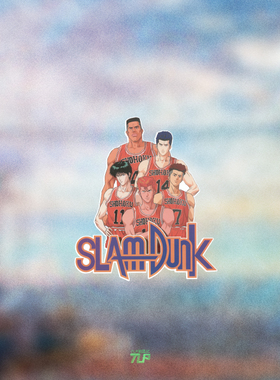 TLP反光车贴 灌篮高手slamdunk樱木花道流川枫日漫贴纸笔记本贴