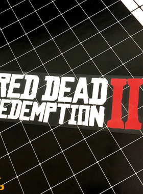 TLP镂空车贴 R星Rockstar荒野大镖客2救赎Red Dead单机游戏标志贴