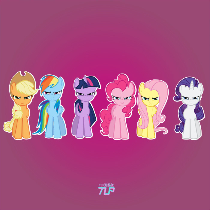 反光车贴tlp小马宝莉生气无痕